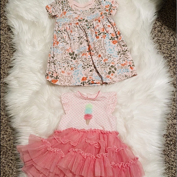 0-6 Month Girl Summer Floral Dresses